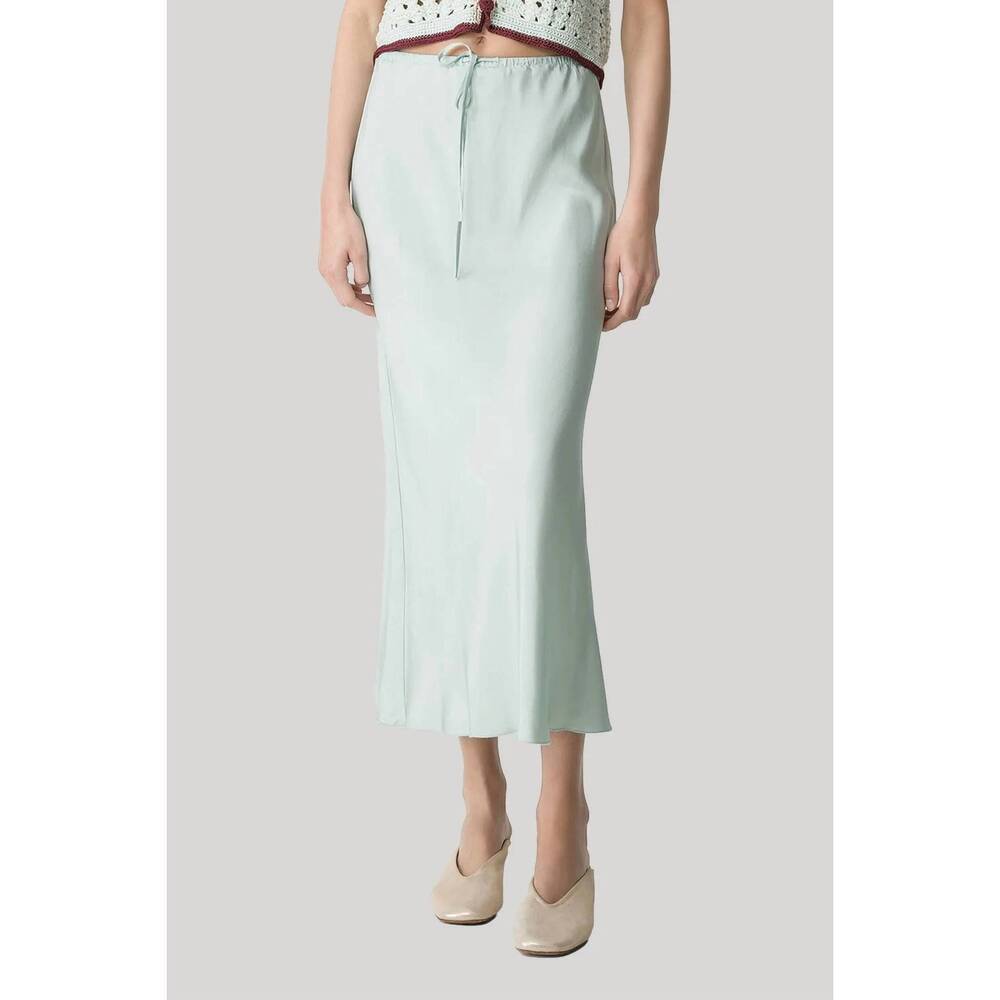 NEW FORTE FORTE twill midi skirt in plume